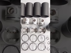 J08 J08E Hino kazıcı yedek parçaları için piston halkaları olan silindir tamir liner kiti