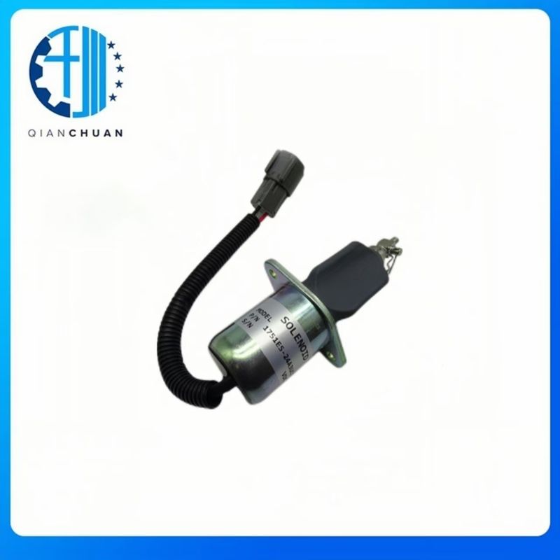 1751ES-24A3UC12B1S Shutoff Solenoid 24V For Hyundai R60-5 Yanmar 98 Engine